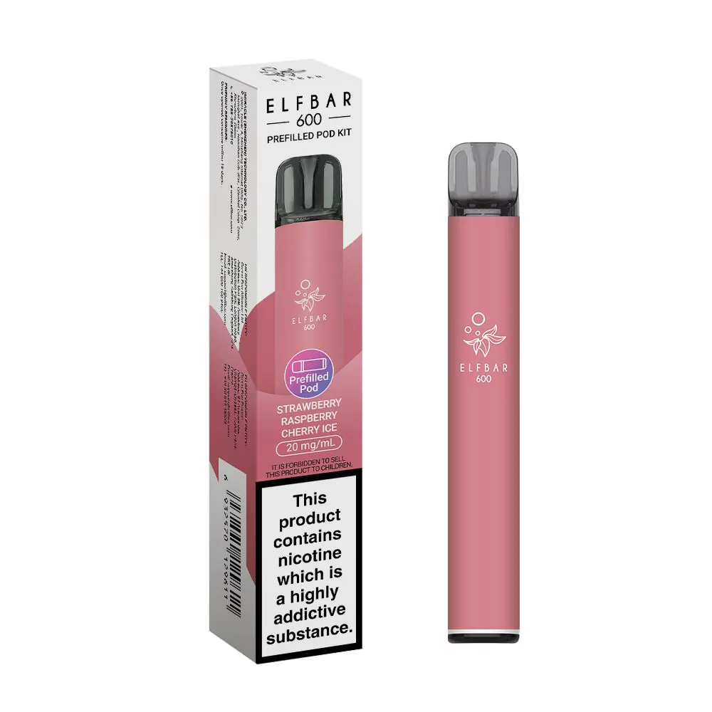 Strawberry Raspberry Cherry Ice ELF 600 KIT